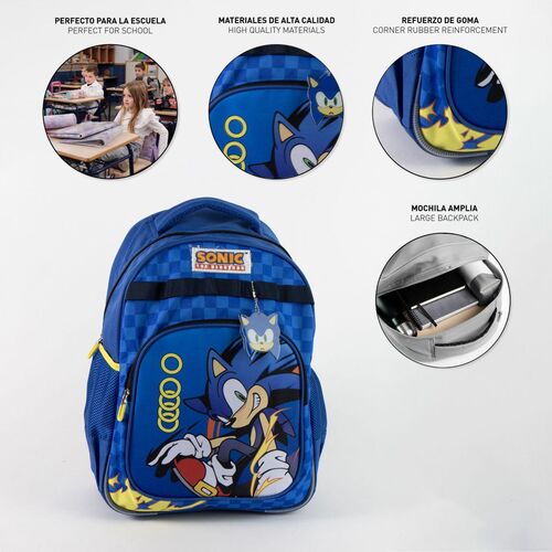 Mochila Sonic the Hedgehog 42cm adaptable