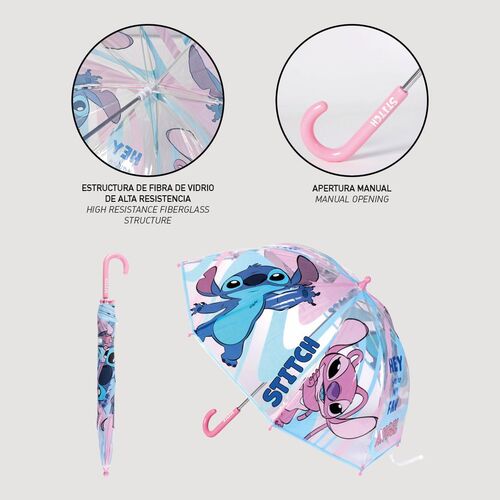 Disney Stitch bubble manual umbrella 45cm