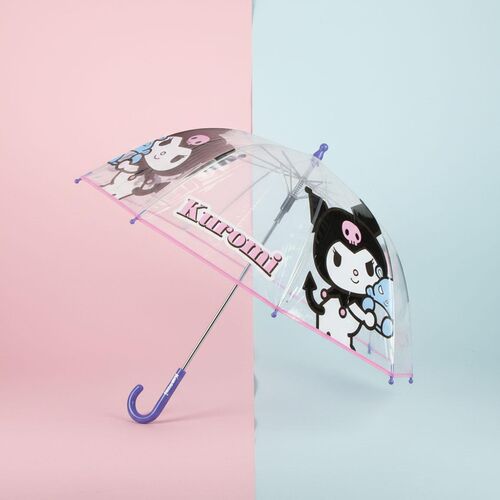 Paraguas manual POE Kuromi Hello Kitty