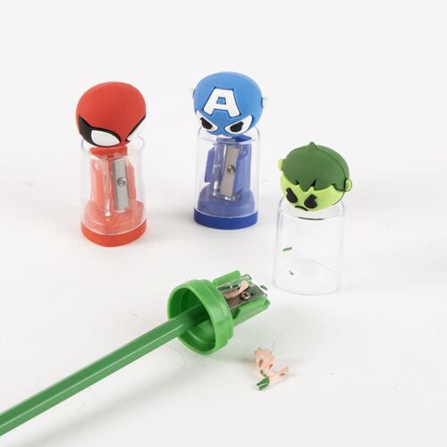 Marvel Avengers assorted pencil sharpener with container