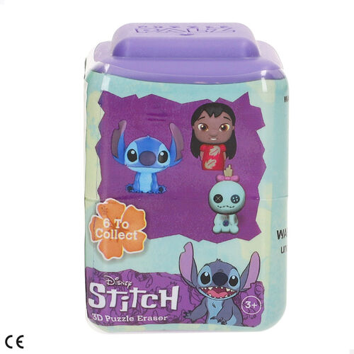 Disney Stitch assorted Puzzle 3D Eraser Palz Capsule