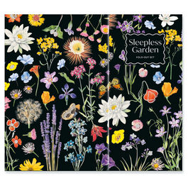 Sleepless Garden weekly planner with sticky notes