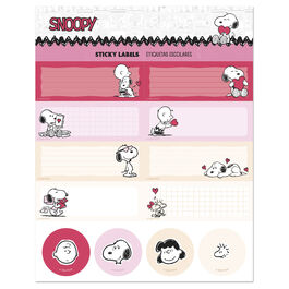 Snoopy Peanuts Love Season adhesive labels