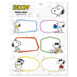 Snoopy Peanuts premium adhesive labels