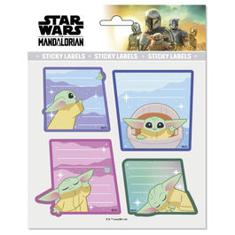 Star Wars The Mandalorian Grogu premium adhesive labels