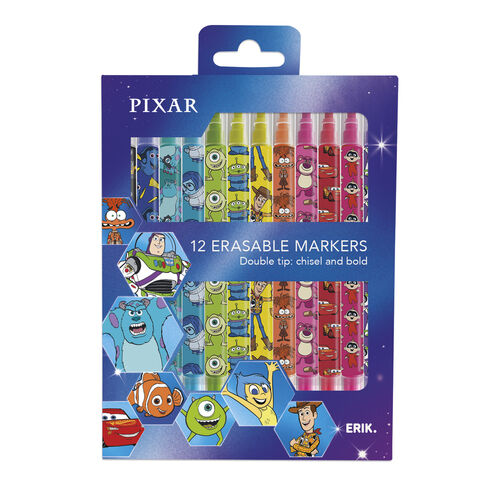 Disney Pixar set of 12 erasable makers