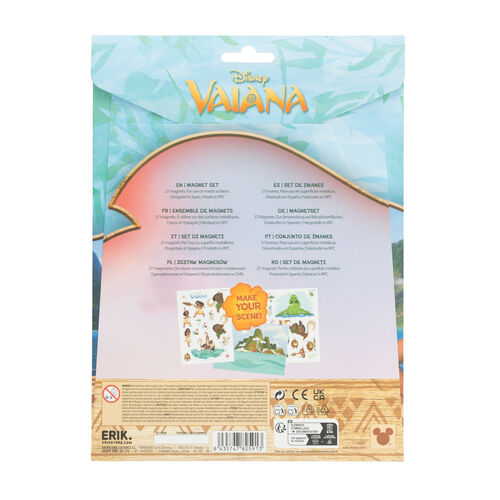 Set imanes troquelados Vaiana Moana Disney