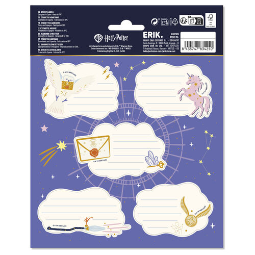 Harry Potter premium adhesive labels