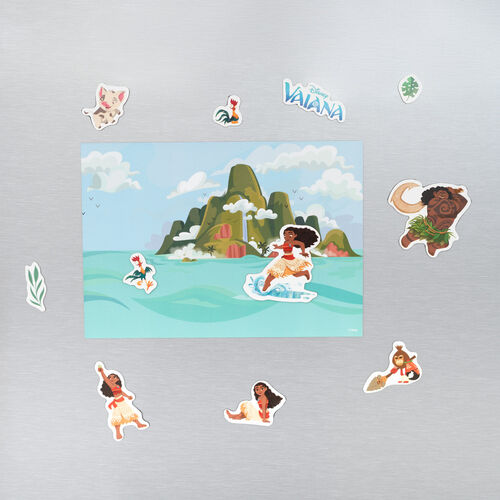 Set imanes troquelados Vaiana Moana Disney