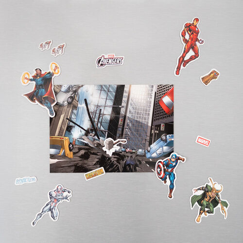 Set imanes troquelados Vengadores Avengers Marvel