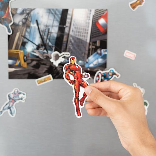 Set imanes troquelados Vengadores Avengers Marvel
