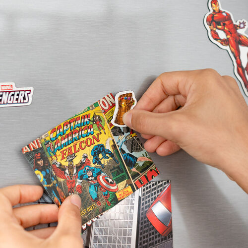 Set imanes troquelados Vengadores Avengers Marvel