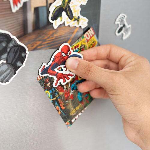 Marvel Spiderman set of die-cut magnets