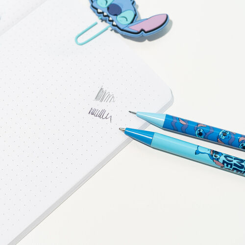 Base acrilica + lapiz y boligrafo Stitch Disney
