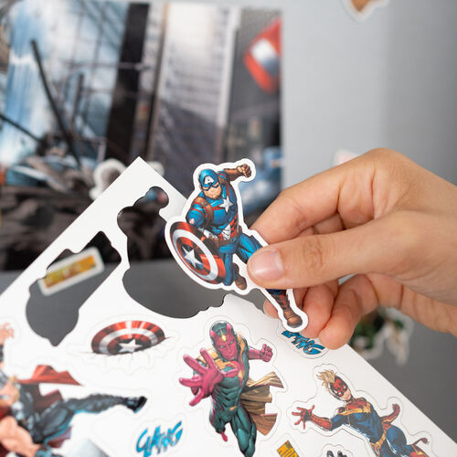 Set imanes troquelados Vengadores Avengers Marvel
