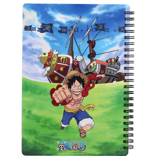 One Piece Group 3D notebook
