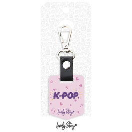 K-Pop Pink keyring