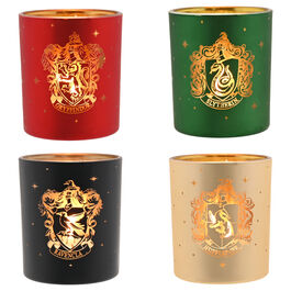 Set 4 portavelas Casas Hogwarts Harry Potter