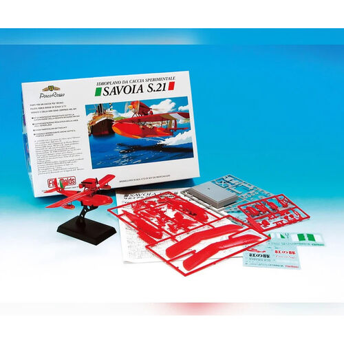 Maqueta Model Kit Savoia S.21 Seaplane Porco Rosso