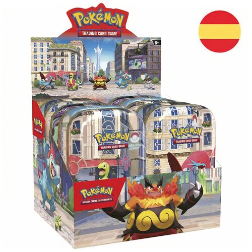 Mini Lata juego cartas Summer ex Pokemon español surtido