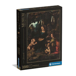 Puzzle Louvre Leonardo - The Virgin of the Rocks Museum 1000pzs