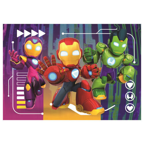 Puzzle Iron Man Marvel Ahaf 60pzs 