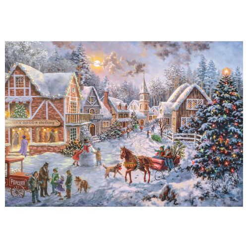 Puzzle Getting Ready For Ch. Christmas Collection 1000pzs