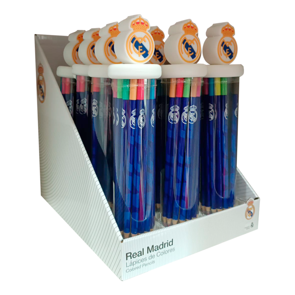 Real Madrid set 12 coloured pencils