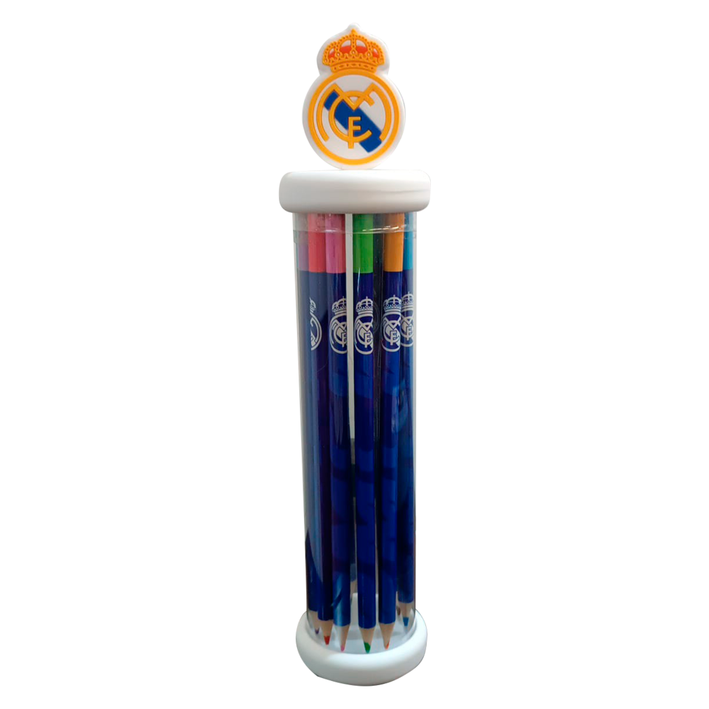 Real Madrid set 12 coloured pencils