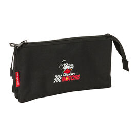 Disney Mickey Racing triple pencil case