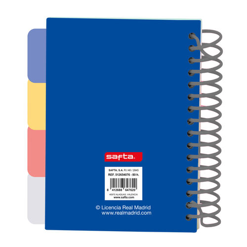 Real Madrid 26/27 A6 notebook