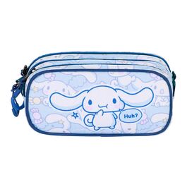 Hello Kitty Cinnamoroll triple pencil case