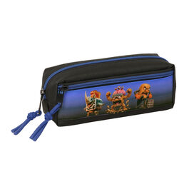 Brainrot triple pencil case