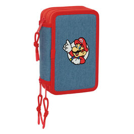 Plumier Super Mario triple 37pzs