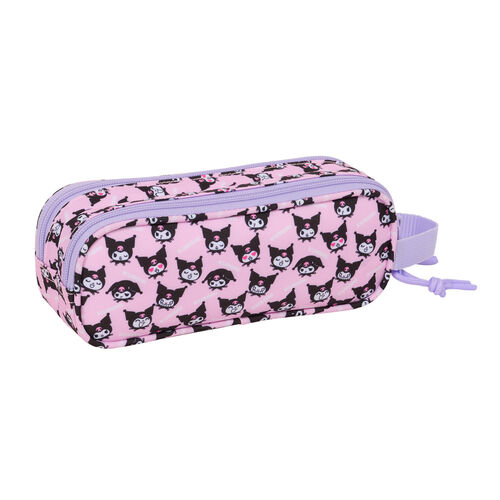Hello Kitty Kuromi double pencil case