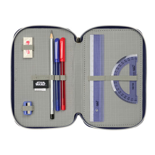 Star Wars Darth Vader triple pencil case 37pcs