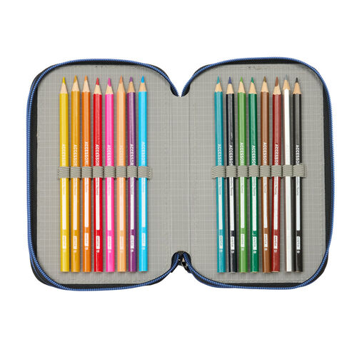 Brainrot triple pencil case 37pcs