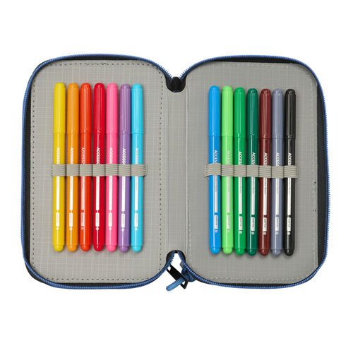 Brainrot triple pencil case 37pcs