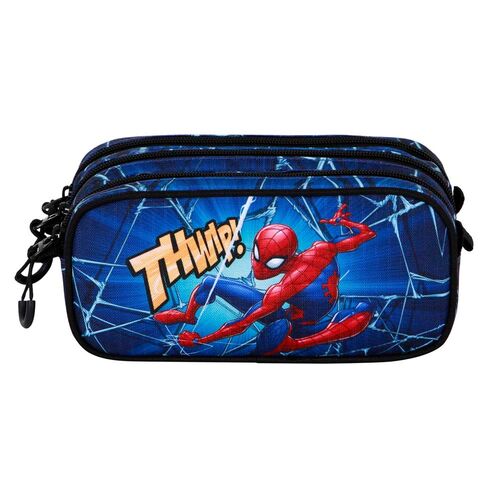 Marvel Spiderman triple pencil case
