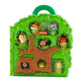 Estuche Arbol de los Animales del Bosque Little People Collector