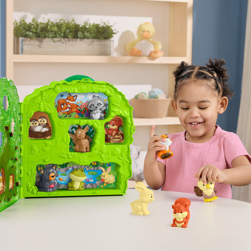 Estuche Arbol de los Animales del Bosque Little People Collector