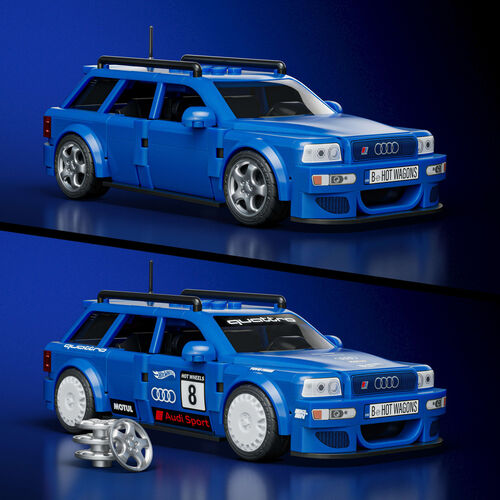 Set Construccion Speed Audi RS2 Hot Wheels