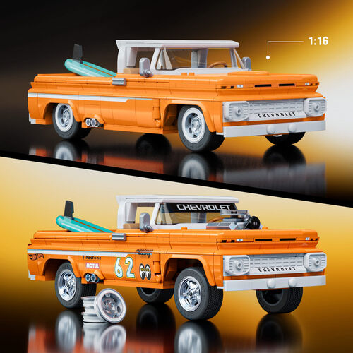 Set Construccion Elite 62 Chevy Pickup Hot Wheels