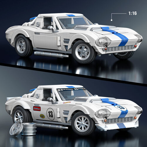 Set Construccion Elite Corvette Grand Sport Hot Wheels