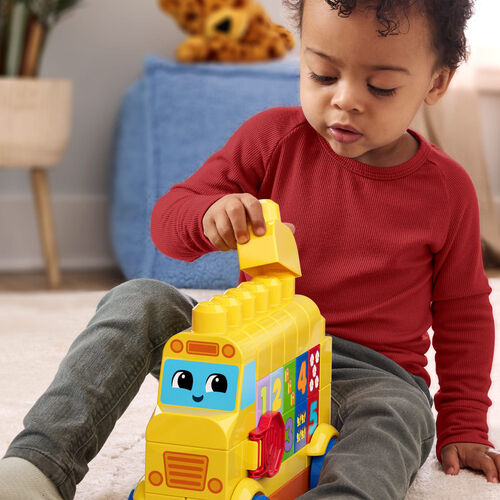Autobus Numeros Encajables MEGA Bloks 45pzs
