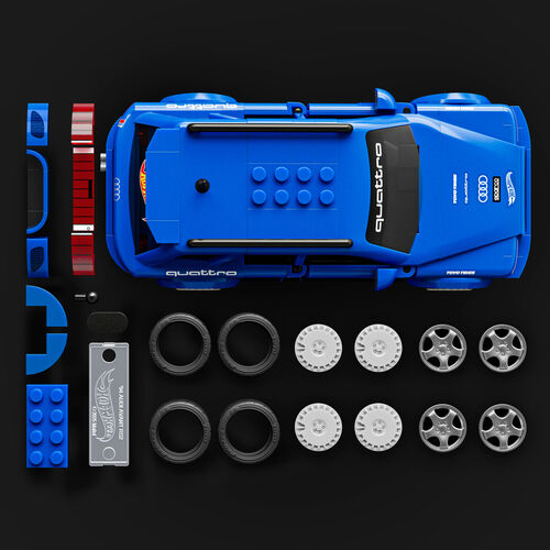 Set Construccion Speed Audi RS2 Hot Wheels