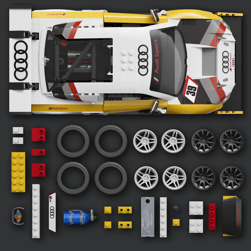 Set Construccion Elite Audi R8 LMS Hot Wheels