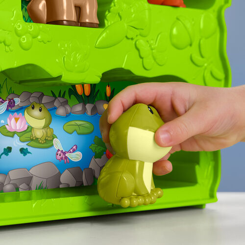 Estuche Arbol de los Animales del Bosque Little People Collector
