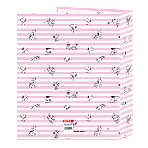 Snoopy A4 cardboard 4 rings binder