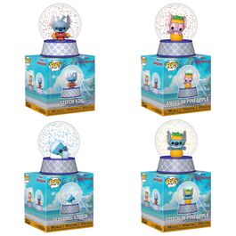 Figura Mystery Mini Bola de Nieve Disney Stitch surtido